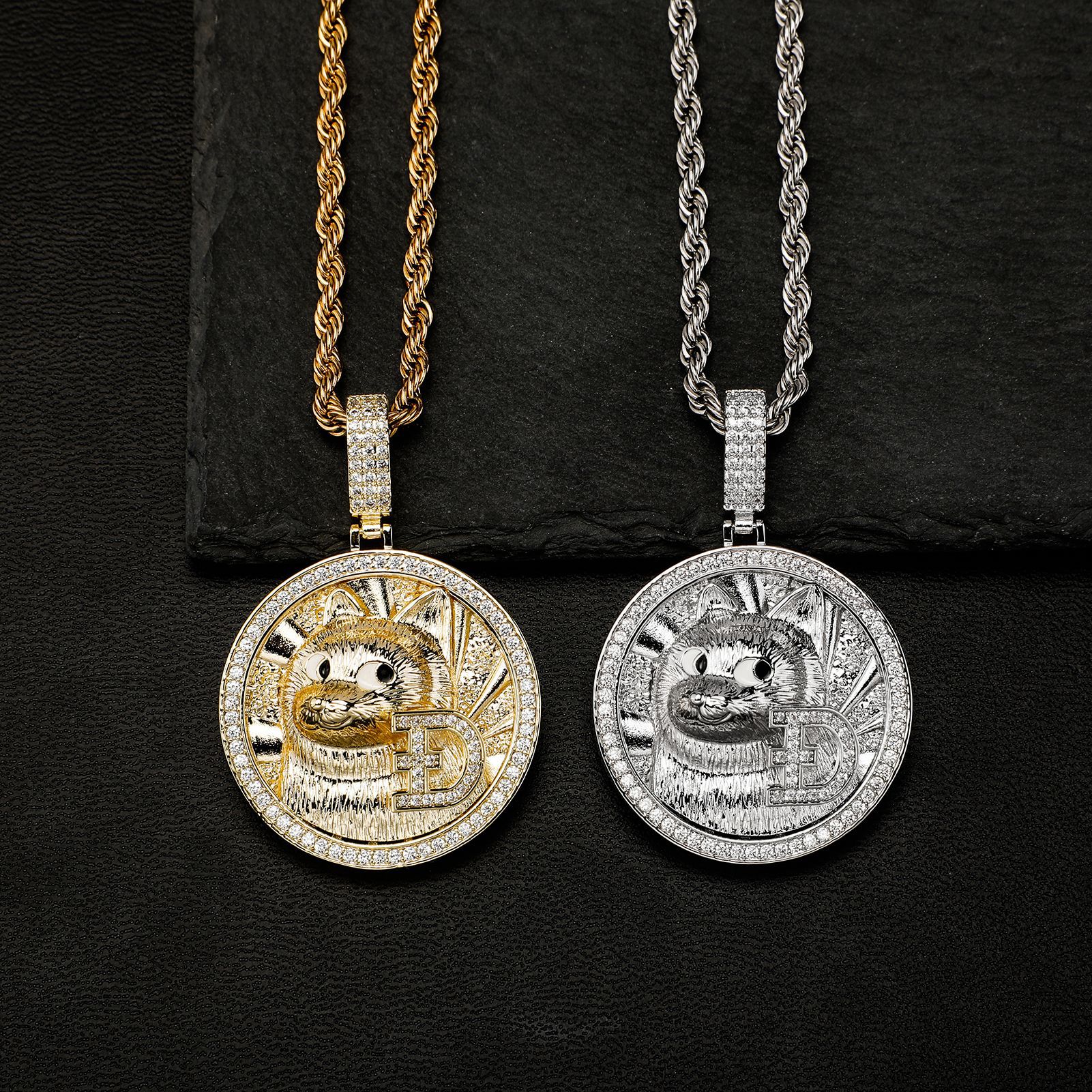 Necklace hip-hop style