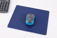 Leather mouse pad for computer laptop office small size mouse pad with printed LOGO pattern anti-slip gaming mouse pad