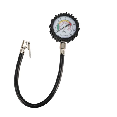 New High-Precision Tire Pressure Gauge with Tube for Measuring Car Tire Pressure, Oil-Immersed Tire Pressure Gauge, and Air Inflation Gauge (Air pressure gauge/tire pressure gauge) - mechanical-watch-chuck