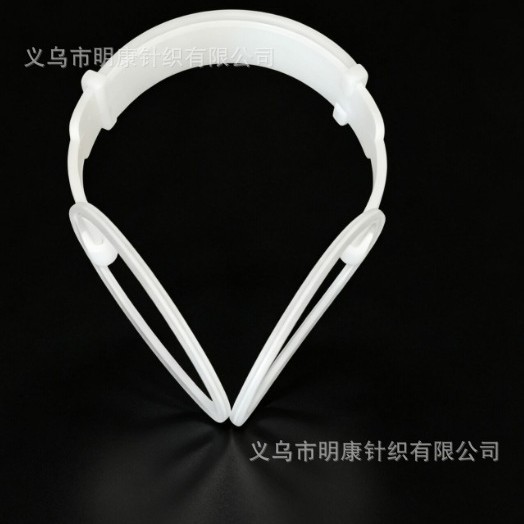 New foldable and retractable children's earmuffs, plastic detachable earmuff accessories, two-piece ear protection bracket