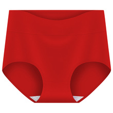 007中腰本命年内裤女士大红色纯棉抗菌裆性感内裤蕾丝内裤结婚三