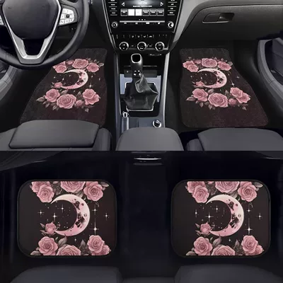 Avtomobil döşəmə paspasları American flower butterfly easy