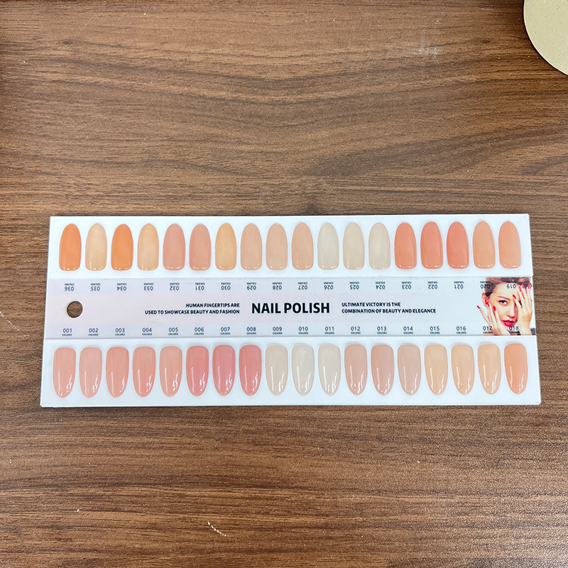 Se puede personalizar la muestra de color de manicura pegamento de vinilo estilo de muestra de placa de exhibición de tarjetas de color acrílico una variedad de libros de prueba de color