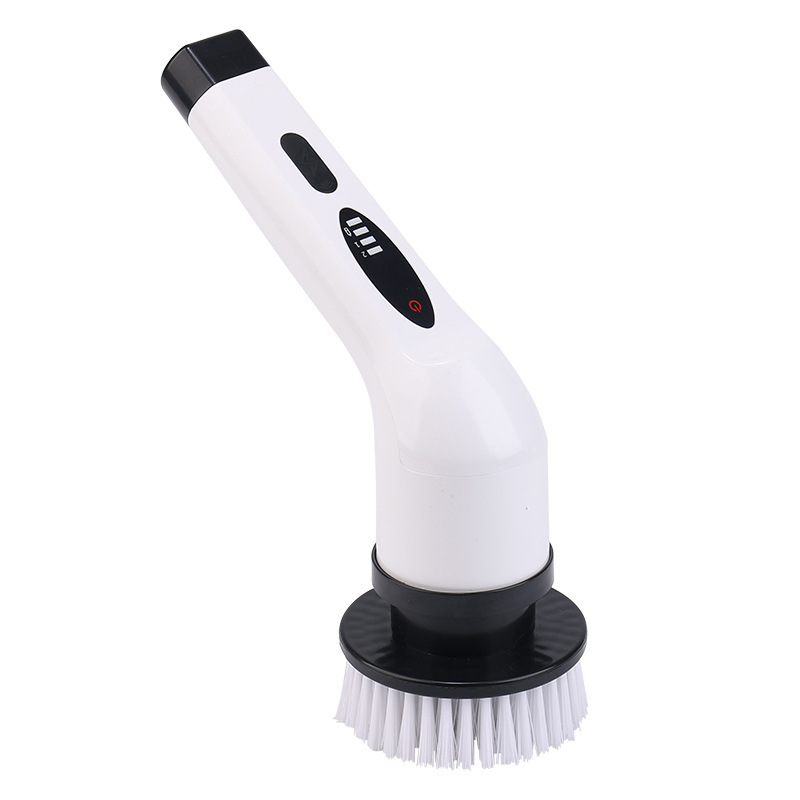 Cepillo de limpieza eléctrico recargable inalámbrico, Plástico, Carga Inalámbrica, para Autos, Cocina y Baño