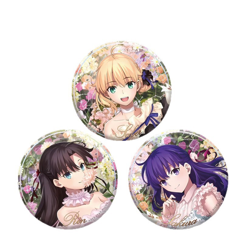 Fate stay night 20周年記念コンサートバーバッジドレスリンチェリーアーサー58mmレーザーバッジ|undefined