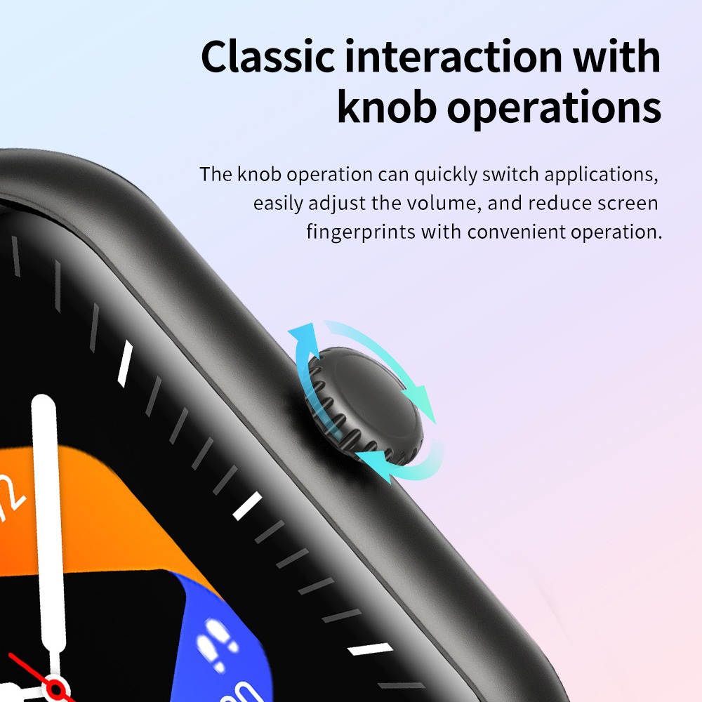 Nuevo reloj inteligente zw62 Pantalla Completa llamada Bluetooth Frecuencia Cardíaca oxígeno en la sangre monitoreo de la salud reloj deportivo transfronterizo