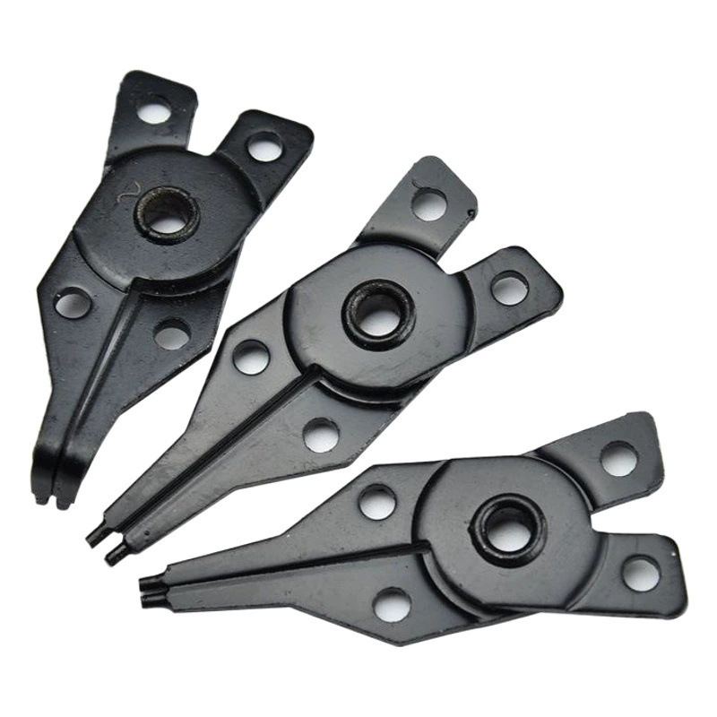 Красные плоскогубцы «четыре в одном» Плоскогубцы для стопорных колец с четырьмя головками Клещи для стопорных колец Разборка пружины вала для внешнего использования