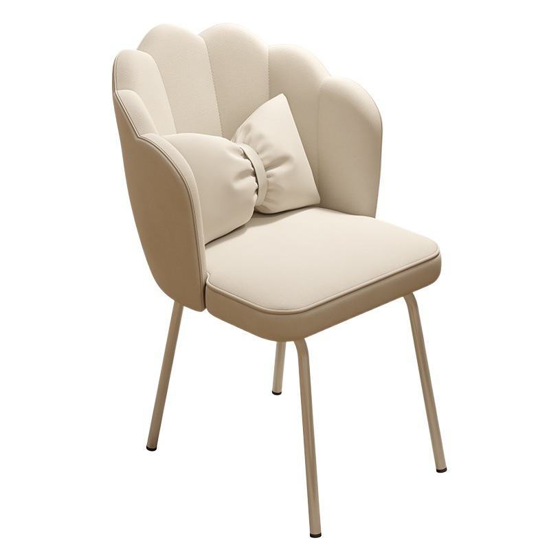 High-grade dressing stool bedroom makeup stool light luxury desk and chair Net Red Cream style nail stool small apartment dressing chair