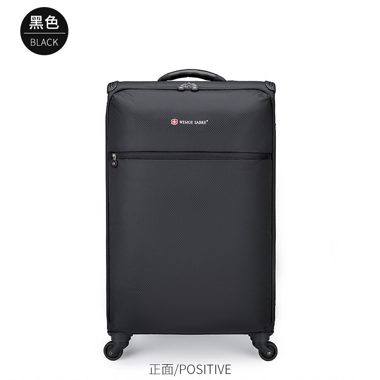 Nylon Lightweight Trolley Suitcase for Business Trips, 20inch Carry-On Suitcase, Water-Repellent Ultra-Light Trolley Suitcase Manufacturer
