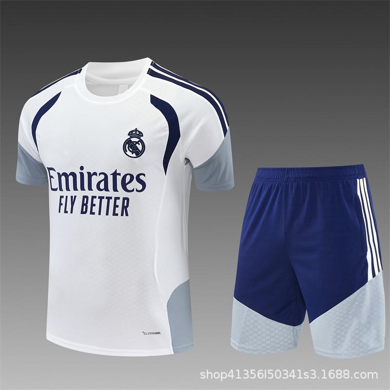 2627 temporada Barcelona Real Madrid Argentina Brasil España fútbol de manga corta trajes de entrenamiento para adultos equipo nacional