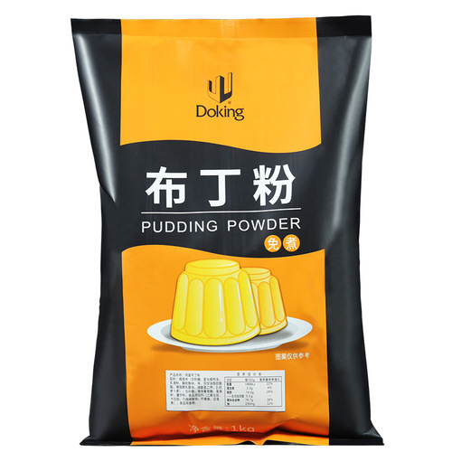 Dunhuang no-cook pudding powder milk tea shop special raw material jelly powder multi-flavor homemade egg mango strawberry pudding