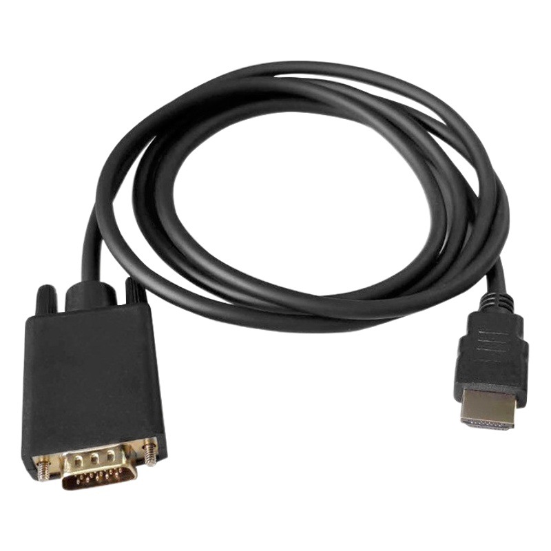 HDMI変換VGAケーブル1.8メートルVGAコンバータhdオーディオ付きノートブックプロジェクタHDMI TO VGA