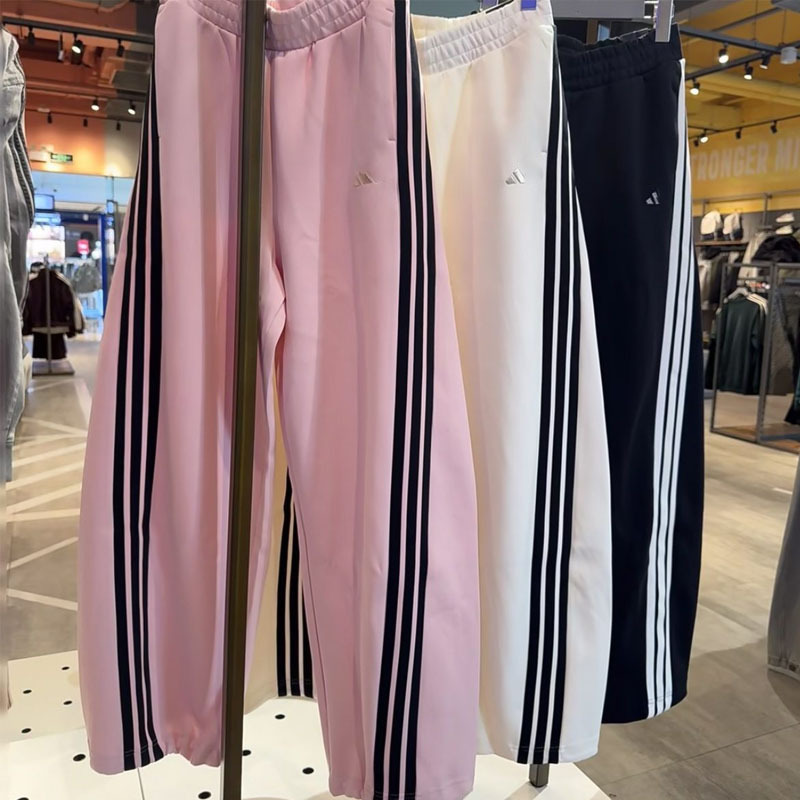 Cross-Border Wholesale Three-Stripe Pants American Style Versatile Straight-Leg Pants Unisex Spring and Autumn Loose Sports Casual Pants