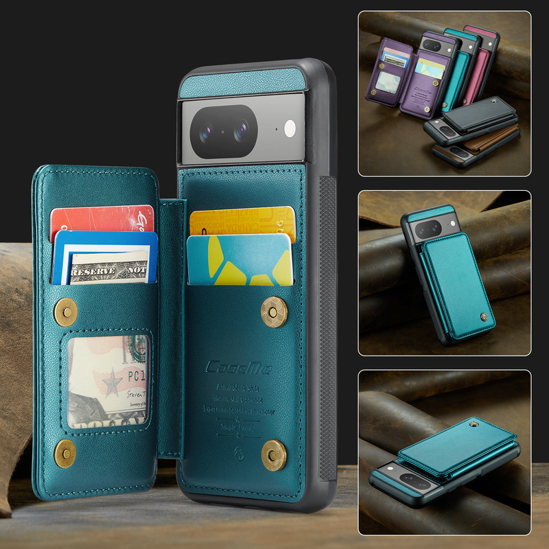 Suitable for Google Pixel 9 Pro XL Mobile Phone Case Google Pixel 9 Anti-Fall Protective Cover Card Anti-Theft Brush