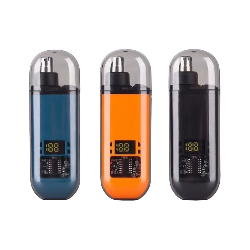 Transfronterizo venta caliente recortador de pelo nasal eléctrico pequeño portátil recargable cuchillo desmontable cavidad nasal limpiador de afeitado