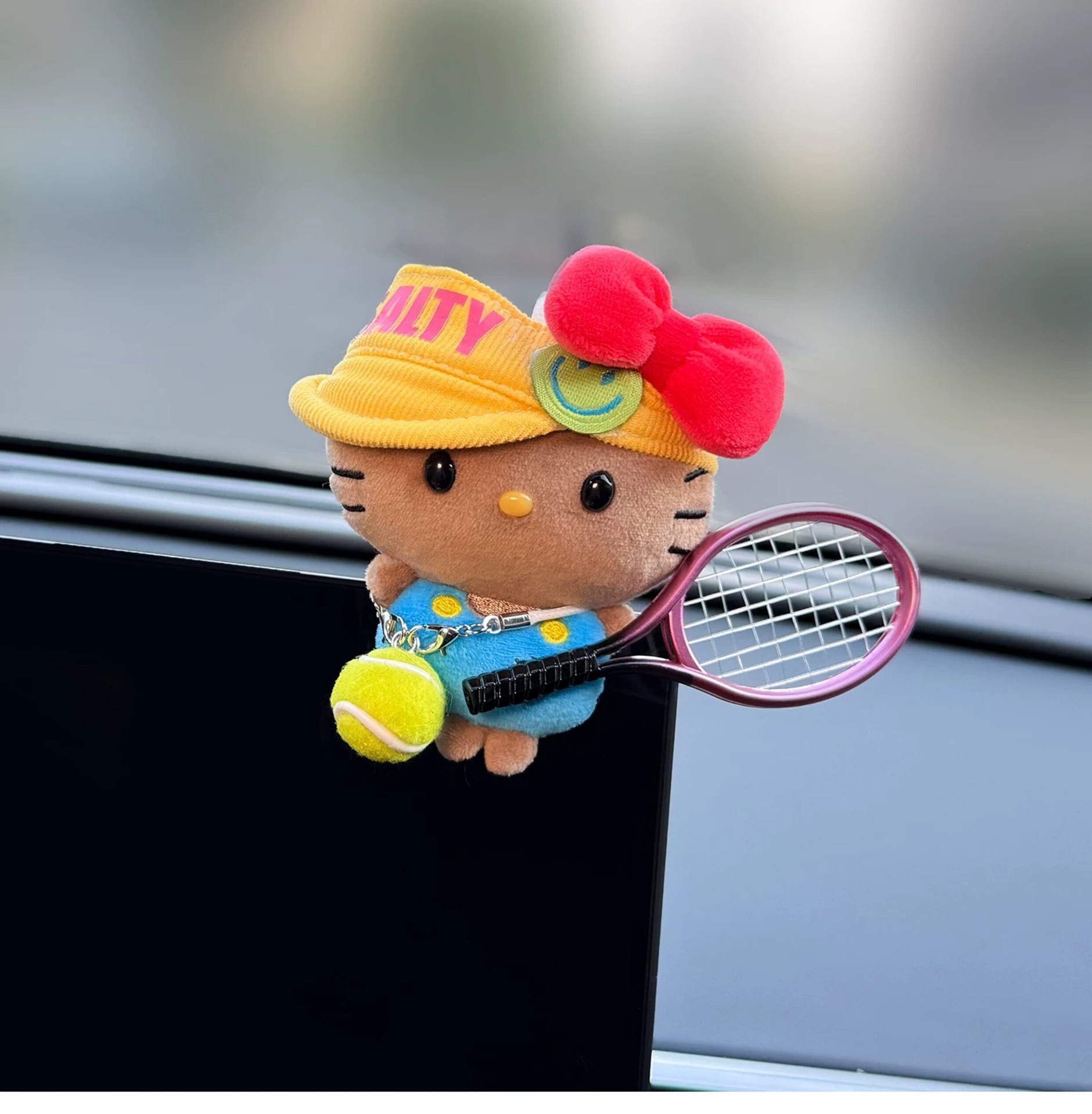 2026 New Car Ornaments, Dashboard Screen Lying Car Doll, Display Car Interior Decorations, Cute Kitty