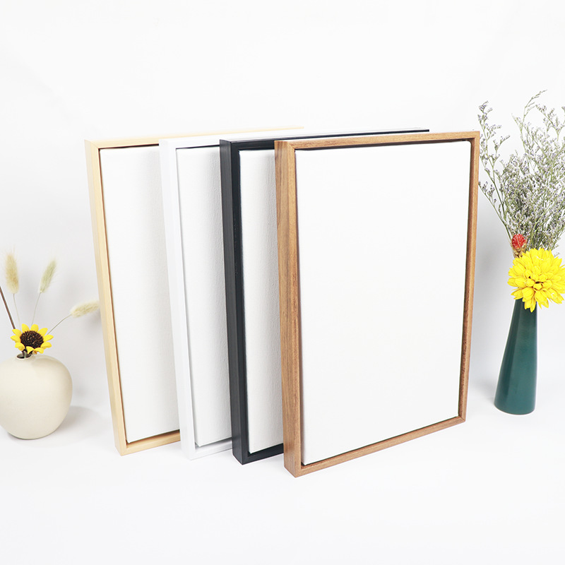 Oil painting frame 2.5cm thick custom L-shaped frame thin narrow frame photo frame poster frame decorative frame factory direct sale