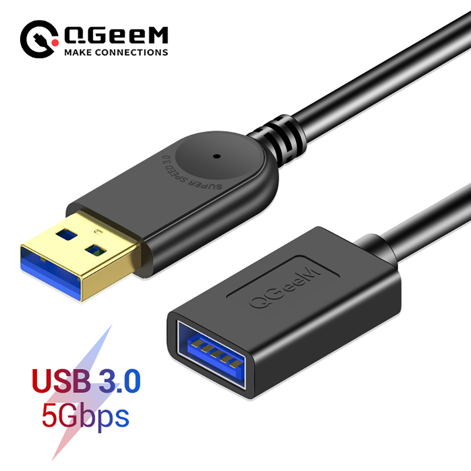 USB3.0公对母延长线USB2.0数据线高速传输镀金转接线AM对AF连接线