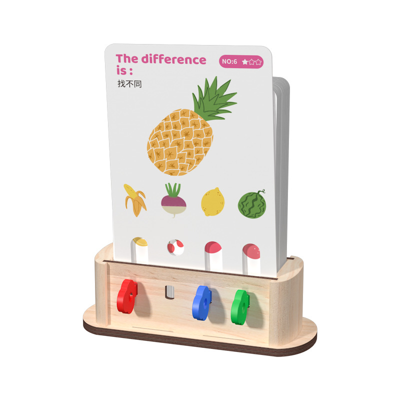 Clave lógica la educación temprana de los niños, la iluminación, la formación del pensamiento, la ayuda a la enseñanza, la resolución de problemas, el desarrollo de la inteligencia cerebral, la tarjeta y el juguete puzzle