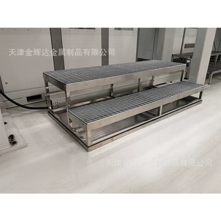 防滑钢板1米宽工业梯踏步梯铁楼梯商业梯子台阶梯两三步梯货批发