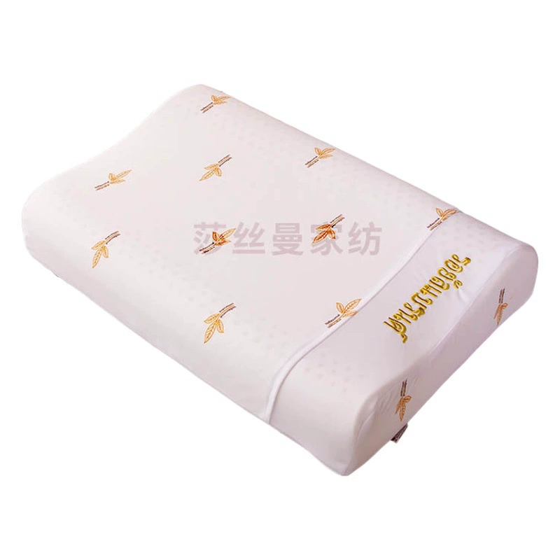 Аутентичная авторизованная тайская подушка из натурального латекса, приятная для кожи прямоугольная массажная подушка, сердцевина подушки для отеля, детская латексная подушка