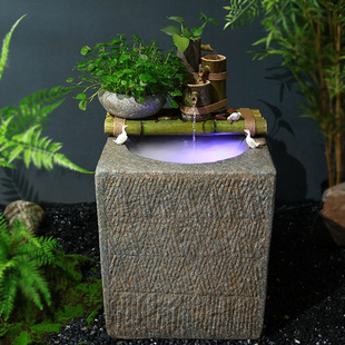 ����ʽͥԺѭ�h��ˮ���@����ʯĥʯ�۔[��ʯ���쾰�b�Ȫˮ��