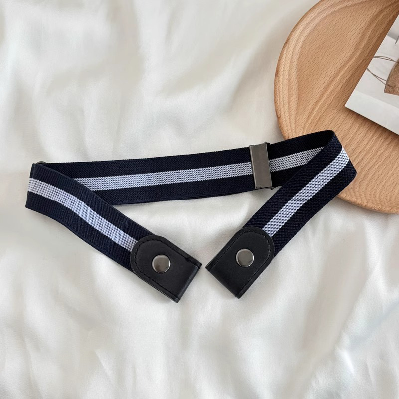 Cinturón perezoso para mujer jeans apretar cinturón portátil cintura artefacto cinturón invisible cinturón elástico simple