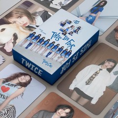 TWICE THIS IS FOR 小さなカリーナ、周子宇のLOMOカード、自家製周辺フォトカード 55枚入