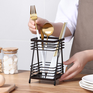 Storage Rack for Bowls and Chopsticks, Kitchen Household Spoon and Chopstick Holder, Chopstick Basket, Chopstick Cage, Bucket