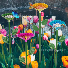 春の売れ筋屋外公園庭庭蜂の花給水器鉄製羊飼いフック吊りロッド地面プラグ防水