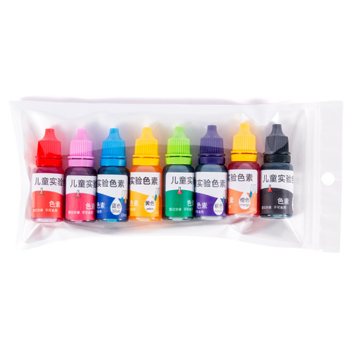 Children's technology small production pigment 10ml color pigment handmade water elf rubber clay slime crystal mud