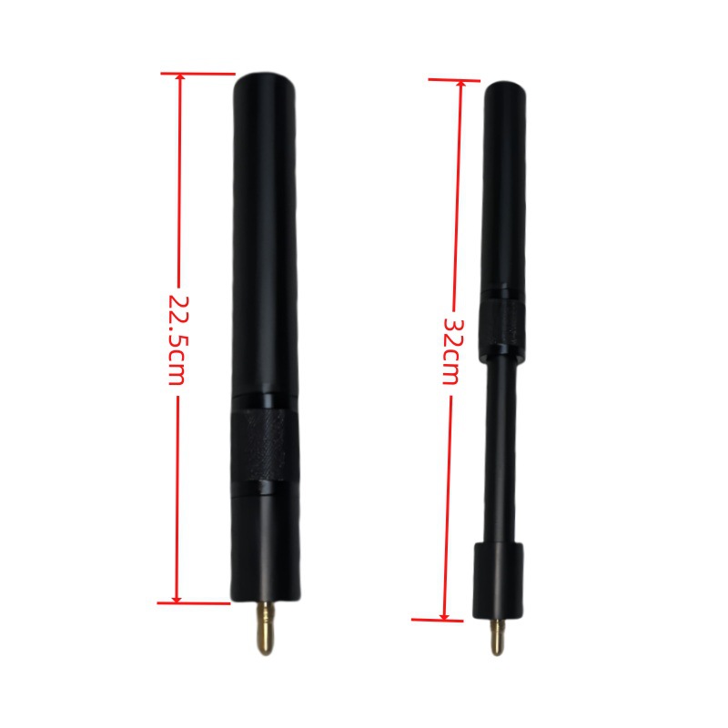Billar mango alargado billar secreto Varilla mango alargado mango trasero negro ocho Snooker telescópico alargado mango trasero dispositivo de alargamiento
