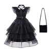 On Wednesday, a cosplay black dress summer WENDNESDAY American drama heroine the same girl