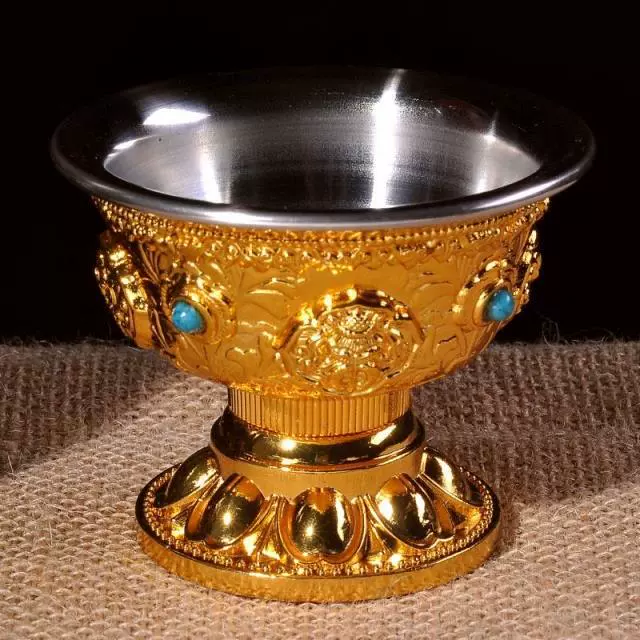 Small tea cup, metal sophisticated liner stainless steel