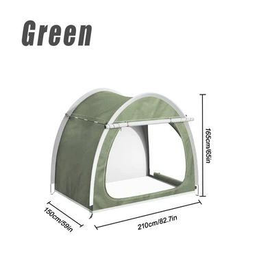 Avtomobil dam çadırları – Quick-Open Tent - large-green-oxford-cloth-210150165cm-1-2-vehicles
