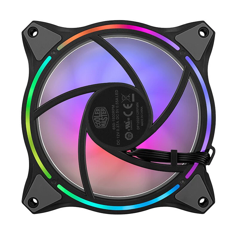 Холодный Supreme Vortex 120 ARGB+PWM вентилятор планшета коробка охлаждения и тихий большой воздух воздушная