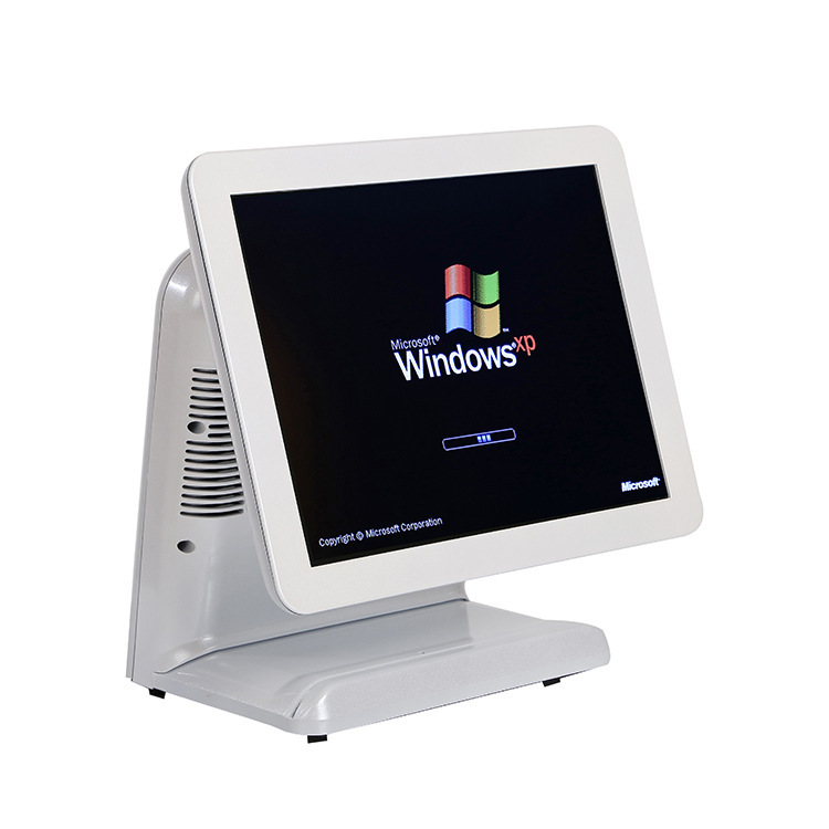 厂家直销新款触摸15寸触摸一体收银机 时尚高配专用收银