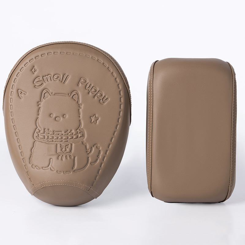 Tailing Aima: Aima Electric car cushion - khakifront-and-rear-set