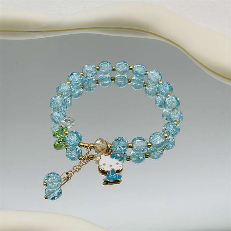 S020-블루 캣 폭발 플라잉 접시 팔찌#SZ436용