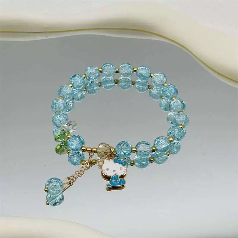 Jingdezhen ceramic bead bracelet, handmade, elastic, gift boxed (OPP)