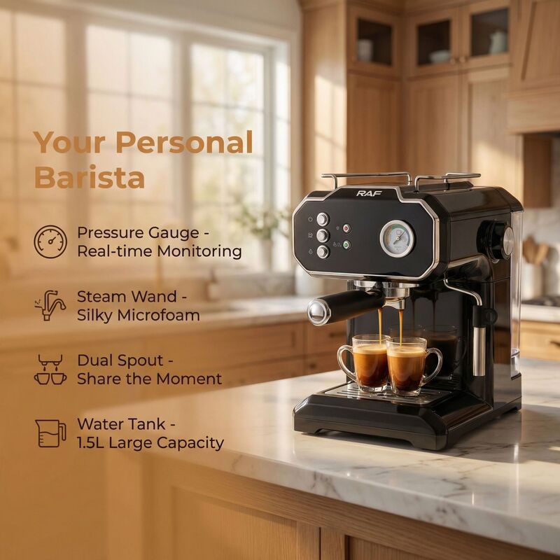 Cross-Border European Standard Espresso Machine for Home Use, Semi-Automatic High-Pressure Steam Wand, Milk Frother, All-In-One Coffee Machine Cross-Border European Standard Espresso Machine for Home Use, Semi-Automatic High-Pressure Steam Wand, Milk Frother, All-In-One Coffee Machine
