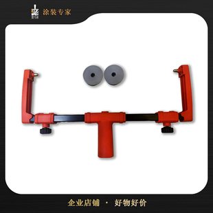 Factory Wholesale Paint Roller Rack Aluminum Alloy New Material 18inch Bracket Decoration Wall Brushing Tool Plug 38mm