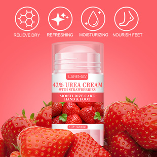 Cross-border Strawberry Flavor Hand and Foot Protection Anti-dry Moisturizing Cream Moisturizing Skin Care Anti-freezing Cream Double Protection Stick