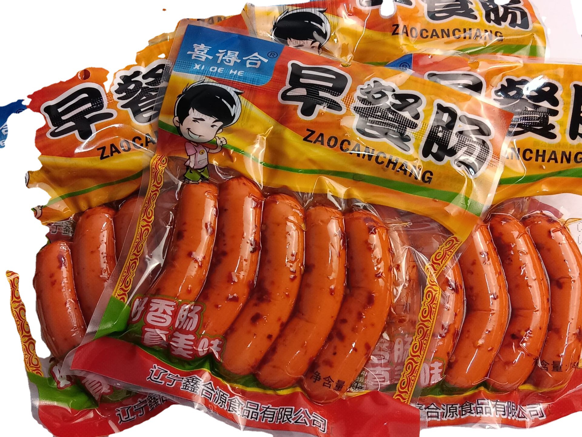 喜得合食品厂家早餐肠150g零食小菜批发代发