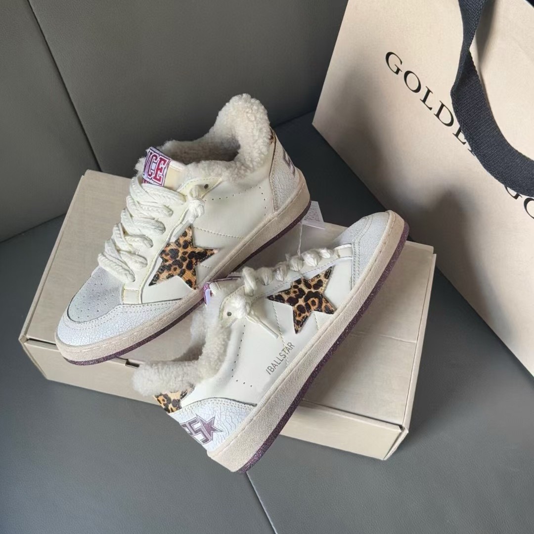 Serie Star 2025 otoño y invierno nuevo cuero de lana retro hecho a mano viejos zapatos sucios zapatos casuales para hombres y mujeres