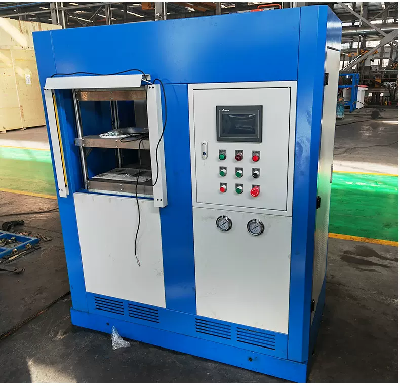 四柱硫化机全封闭伺服数控硫化机全自动热压机PLC控制硫化机