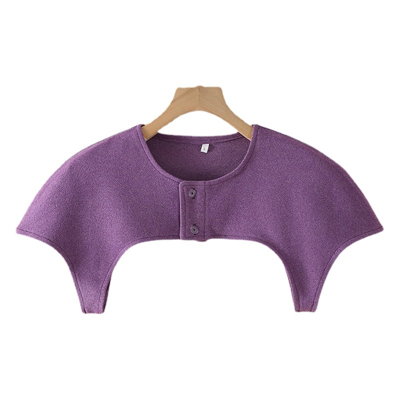 De velvet shoulder pad cervical waistcoat autumn and winter sleep cold-proof maternal confinement middle-aged and elderly shoulder circumference warm shawl