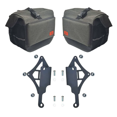 Motorcycle bumper – for Honda CM300CL300 bumper side - green-linen-color-oversized-canvas-single-package-1-pair-mounting-bracket-1-pair