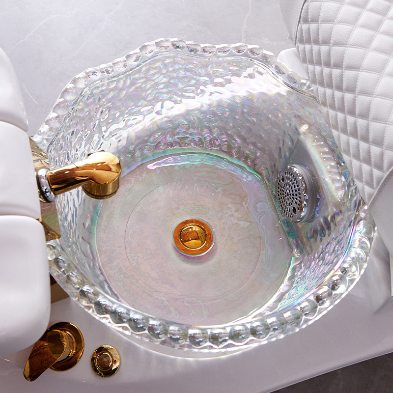 Sofá de uñas baño de pies eléctrico masaje de pies reclinable pestañas belleza pie salón de belleza masaje especial ceja tatuaje Silla de lavado de pies