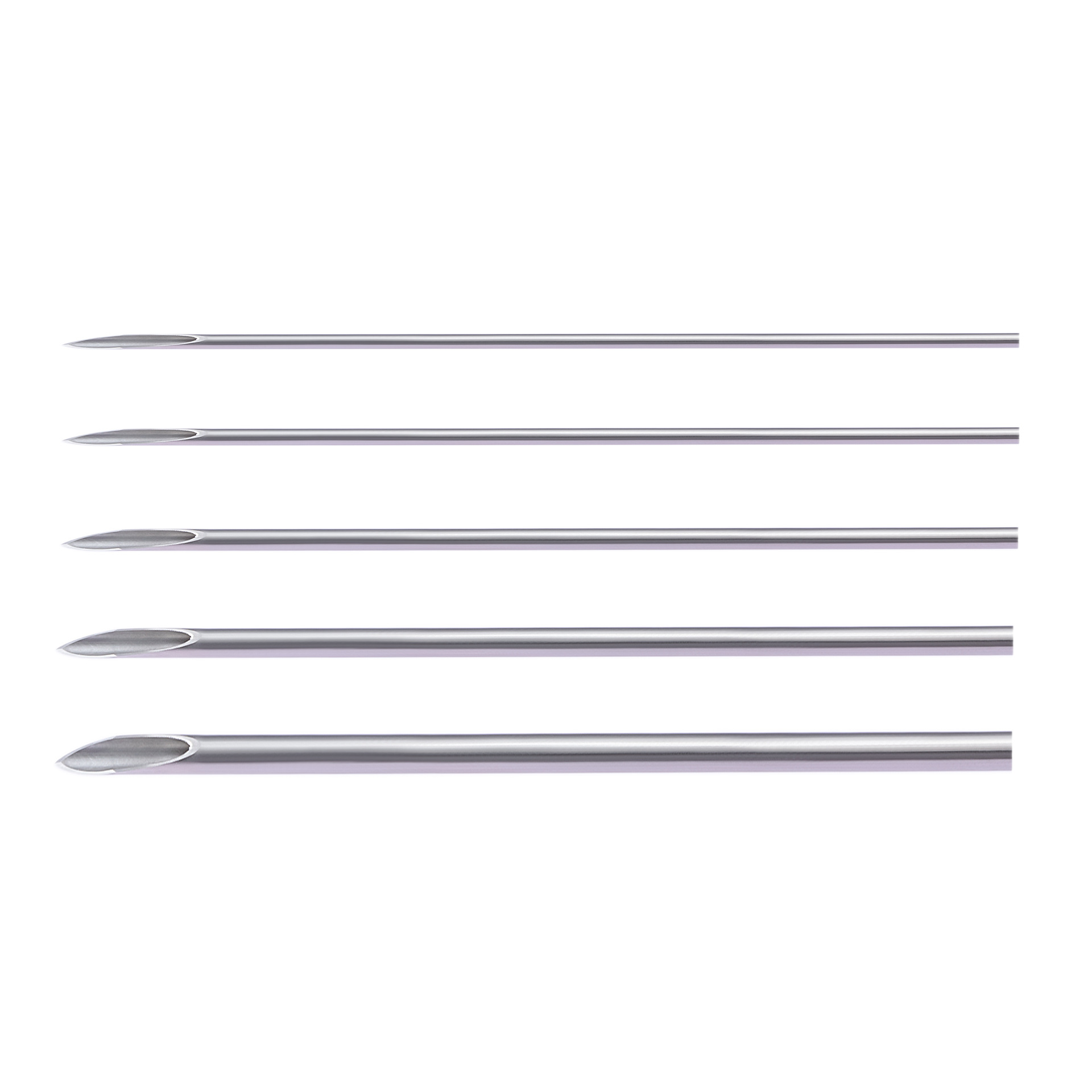 Simple solid color stainless steel disposable puncture needle set